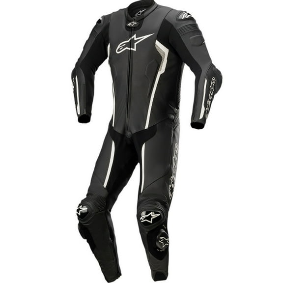 Alpinestars Missile V2 Mens Motorcycle 1-pc Leather Suit Black/White 48 EUR