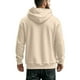 thumbnail image 4 of pstuiky Camisas de manga larga abrigadas para hombre, Sudadera con capucha y cremallera de color liso para hombre, jersey de manga larga, sudaderas con capucha camisetas de hombre m, 4 of 9