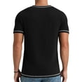 thumbnail image 4 of Iceglad Mens Henley Shirts Short Sleeve T Shirt Fashion Casual Slim V Neck Shirts, 4 of 9