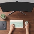 thumbnail image 6 of Wireless Keyboard and Mouse Combo, Slim Rechargeable Keyboard and Ergonomic Mouse Set for Home Office, Study, Tablet, Laptop and Smartphone, Green, 6 of 6