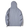 thumbnail image 4 of TOMVIGX Unisex Full Reflective Hooded Jacket Waterproof Zip Pockets Double Layer Night Windbreaker Outdoor Cycling Casual Coat for Men Women Students, 4 of 7