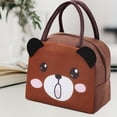 thumbnail image 2 of Lunch Bag Insulated Tote Bag, Lunch Cool Bag Thermal Lunch Organizer, Foldable Picnic Bags, Portable Thermal Cooler Bag for Work Outdoor Travel Picnic, 2 of 7