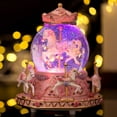 thumbnail image 3 of LOVE FOR YOU Gift Wrapped Carousel Horses Music Box Color Changing LED Lights Musical Snow Globe Unicorn for Women Kids Girls Mom Daughter Granddaughter Mothers Day Birthday Gifts You Are My Sunshine, 3 of 7