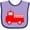 Lavender and Purple, variant on Inktastic Cute Red Firetruck Boys or Girls Baby Bib