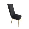 thumbnail image 1 of Silla Kessa Muebles Alicia Alta Velvet Negro Cha, 1 of 2