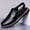 Black, variant on Men's White Croc-Pattern Summer Sandals, Lightweight Non-Slip Slip-On Shoes for Beach, Vacation, Outdoor Casual, Quick-Drying and Breathable Comfort