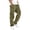 Z123-Army Green, variant on Hiking Pants Men Slim Fit Regular Fit Stretch Cropped Pants Slim Fit Dress Pants Tapered Work Cropped Trousers