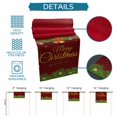 thumbnail image 6 of Christmas Table Runner-Cotton Linen- 120 Inch Holiday Dresser Scarves, Winter Snowflakes Bell Balls Pine Branches Tablerunner for Kitchen Coffee/Dining Bedroom Living Room Dinner Scarf Décor 13x120, 6 of 7