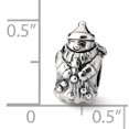 thumbnail image 2 of Beautiful Sterling Silver Reflections Snowman Bead, 2 of 2