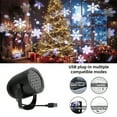 thumbnail image 5 of Christmas Decor LED Projector - 270° Rotating, 9 Christmas Patterns, Waterproof, Romantic Snowflake/Santa Projection for Yard & Holiday Gatherings, 5 of 10