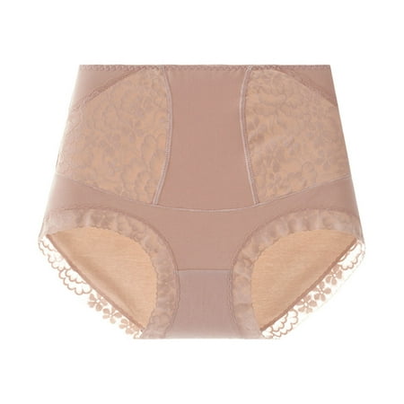 RUTAYY Women Lace High Waist Panties Breathable Plus Size Shapewear Booty Lift Underwear Lingerie Home Intimates Classic