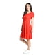 thumbnail image 2 of Vestido casual manga corta Roman Fashion / Juvenil, 5319 (Rojo) rojo EG, 2 of 5