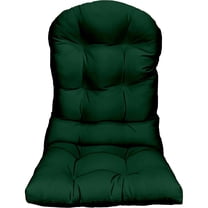RSH Dcor - Indoor Outdoor Tufted Adirondack Chair Seat Cushion - Choose Color (Solid Green)