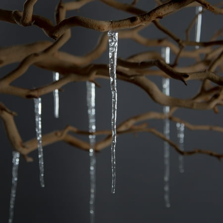 CG Sparks Handcrafted Recycled Glass Icicle Ornament (Pack of 20)