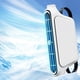 thumbnail image 1 of Ventilador de asiento del automóvil portátil 3 velocidades de enfriamiento de reposacabezas ajustable (USB) blanco, 1 of 8