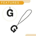 thumbnail image 5 of Unique Bargains 1 Pcs Metal/Rhinestones with Diamonds Car Rear View Mirror Pendant Accessories Car Hanging Ornament Black G, 5 of 6