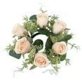thumbnail image 1 of Bougies Fleur Réalistes pour Centres de Table, Couronnes Élégantes pour Tables, Arrangements de Roses pour Événements, 1 of 6