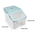 thumbnail image 4 of 1pc Pet Food Bucket Dog Almacenamiento de alimentos contenedor de almacenamiento sellado Suministros de mascotas, 4 of 5