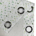 thumbnail image 4 of Ambesonne Vintage Grommet Curtain, Green Toned Polka Dots, 50" x 120", Green Fern Green, 4 of 6