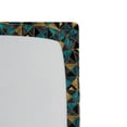 thumbnail image 3 of Ambesonne Mosaic Fitted Sheet, Geometric Triangles Modern, Twin XL Size, Pale Eggplant and Teal, 3 of 5