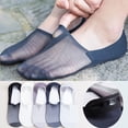 thumbnail image 2 of No Show Socks for Men and Women, 5 Pairs Ultra Low Cut Socks for Men Loafer Socks, Liners with Non Slip Grips, 2 of 8