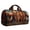 T, variant on Retro Bus Embroidered Canvas Travel Bag, Large Capacity Quilted Duffel handbags for Unisex Gym, Sports, and Short-Term Travel