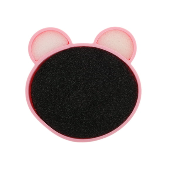 Unique Bargains 1 Pc Portable Makeup Sponge Brush Cleaner Pink