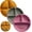 Gray-Orange-Rose, variant on 2Blue Round Suction Plates for Baby and Toddlers - 100% Silicon Set 1/3 Pcs (Yellow-Rose-Purple)