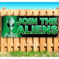 thumbnail image 1 of Join The Aliens 13 oz Vinyl Banner With Metal Grommets, 1 of 4