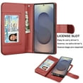 thumbnail image 5 of Takfox Galaxy S25 Ultra Case,for Samsung Galaxy S25 Ultra 6.9" Wallet Phone Case,Takfox PU Leather Magnetic Detachable Card Holders Shockproof Kickstand Protective [Flip Folio Cover] Wine, 5 of 10