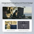 thumbnail image 4 of Renogy 200W Solar Panel Blanket with Shoulder Straps,  25% High Efficiency N-Type Solar Cell, Lightweight Ultra-Thin, Only 4 kgs/8.82 lbs, 4 of 10