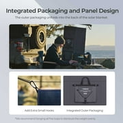 Renogy 200W Solar Panel Blanket with Shoulder Straps, 25% High Efficiency N-Type Solar Cell, Lightweight Ultra-Thin, Only 4 kgs/8.82 lbs