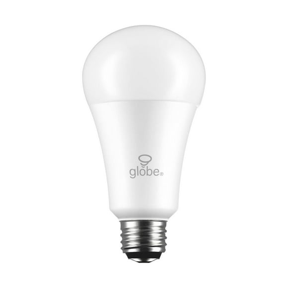 Globe Electric 30/60/100W Equivalent Warm White (3000K) A-Type Three Way LED Plastic Light Bulb, E26 Base, 350/800/1500 Lumens, 31085