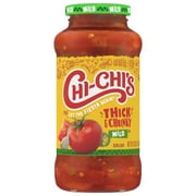 CHI-CHI'S Thick and Chunky Mild Salsa, Large 24 oz Glass Jar