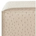 thumbnail image 3 of Safavieh Julian Faux Ostrich Tray Ottoman/Coffee Table-Color:Esspresso/Taupe, 3 of 6