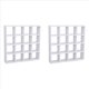 thumbnail image 1 of 2X 1: 12 Estante de Almacenamiento Madera en Miniatura para Casa de Muñecas, 16 Estantes de Rejilla, Estante de Almacenamiento , Muebles para Casa de Muñecas,, 1 of 5