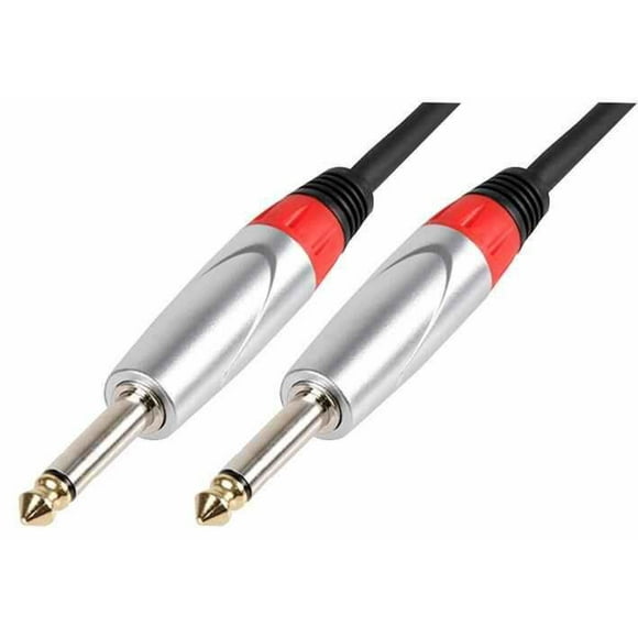 PULSE - 6.35mm (1/4") Mono Jack Plug to Plug Lead, 6m