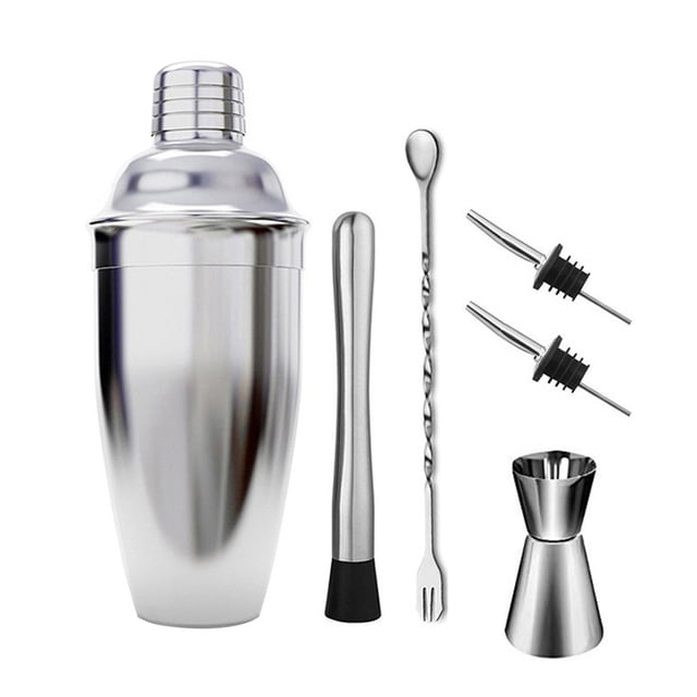 GOOHOCHY cocteleras de acero inoxidable de 750 ml para el hogar, herramientas para preparar cócteles.