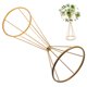 thumbnail image 5 of unbranded Florero Hueco De Hierro Dorado Para Almacenamiento Y Arreglo Floral En Hogar, 5 of 7