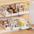 thumbnail image 4 of TROPOW Pull-Out Drawer Organizer for Cabinets – 13.5 cm High, Sliding Shelves for Kitchen, Pantry, Bathroom – Small Size, 4 of 7