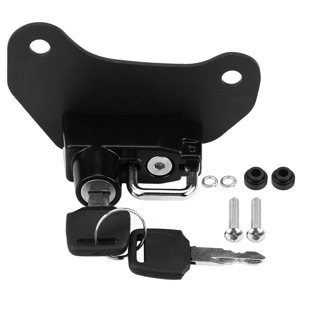 Tebru Helmet Lock for Indian, Motorcycle Alloy Helmet Lock Mount Hook