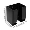thumbnail image 4 of Thinsony Black Vehicle Plug Holster Holder Box Holder Charging Box Holder EV Cable Box With Screws Safe 1Set, 4 of 6