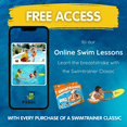 thumbnail image 3 of FREDS SWIM ACADEMY SWIMTRAINER Classic Orange, Baby Pool Float Ring for Toddlers and Infants, 2 Years to 6 Years Old (33-66 lb) 19"- 26" Waist Adjustable Aid to Learn Swimming Safely, 3 of 7