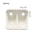 thumbnail image 2 of Soportes de esquina de plástico de 90 grados para muebles de estantería Unique Bargains 36x24x24mm, 100 piezas, 2 of 4