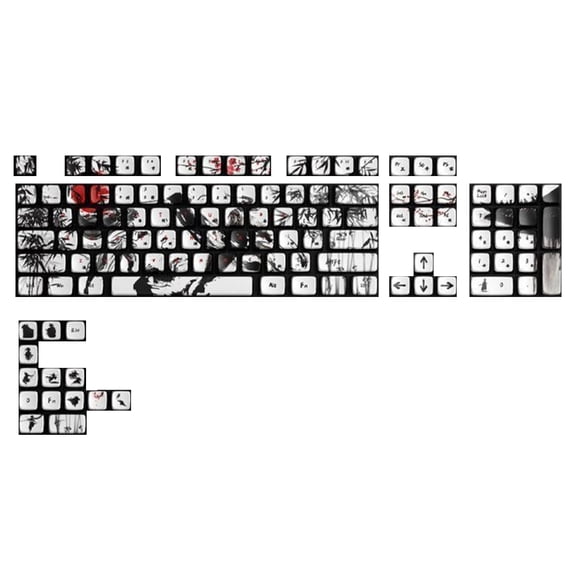 Miiottaa Vintages Themed Translucent Keycaps 118 Set PBT Materials AntiSlip Surfaces