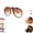 #A, variant on Oversized Aviator Sunglasses for Women tortoise shell glasses 2026 NEW Retro 70s Sunnies Tangle Free Gold Big