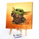 thumbnail image 1 of Cuadros Decorativos Pintura al óleo por números dibujos animados bebé lienzo ilustraciones sala de estar imagen decoración JShteea Nuevos Originales, 1 of 9