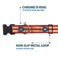 thumbnail image 5 of Buckle-Down Pet Collar, Dog Collar Plastic Buckle, Puerto Rico Flag Continuous Vintage, 7 to 8.5 Inches 0.5 Inch Wide, 5 of 8