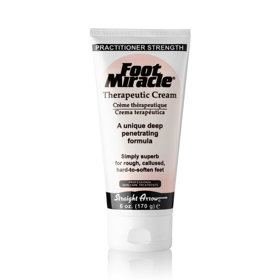 Foot Miracle Cream (6 oz Tube) – Practitioner Strength, Deep-Penetrating Formula for Soft, Smooth Heels & Rough Skin