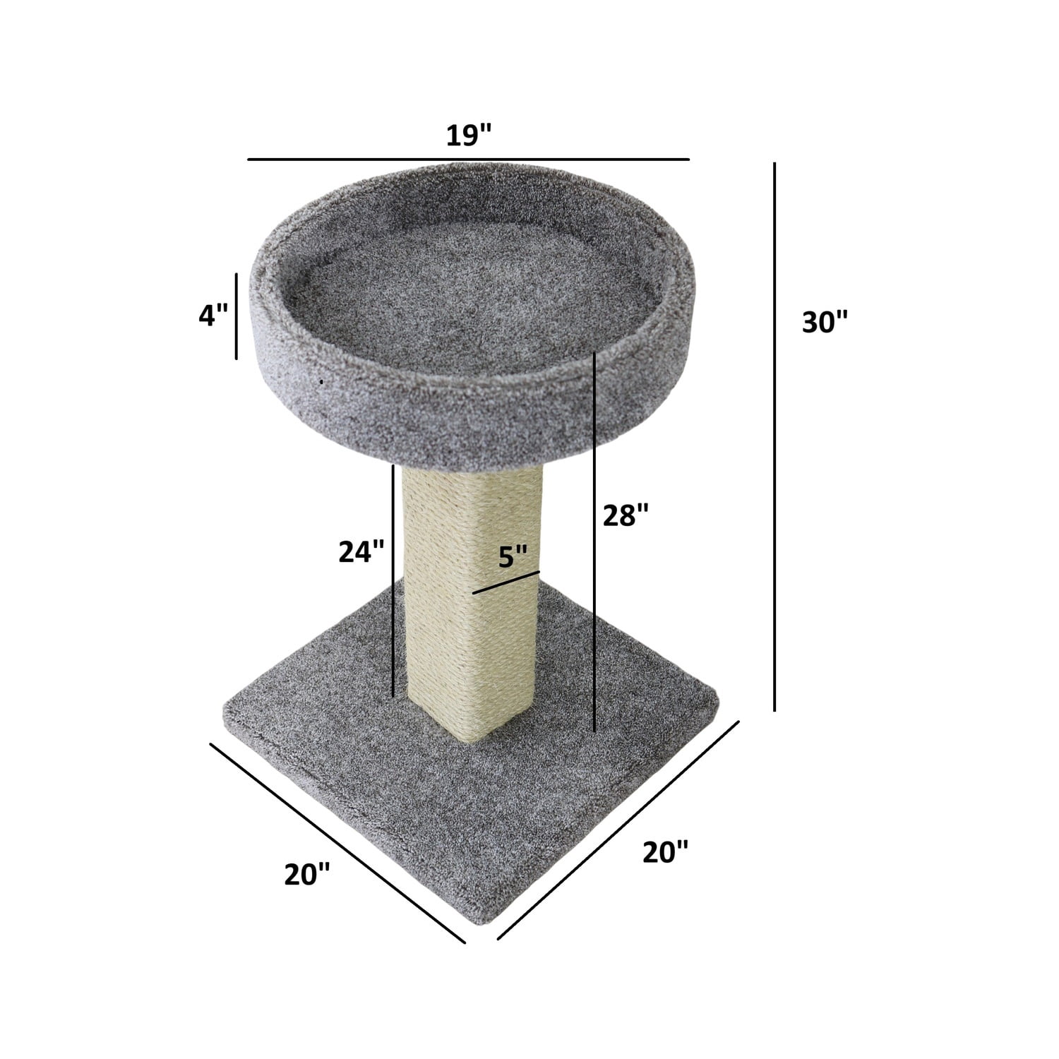 New Cat Condos Heavy Duty Cat Scratching Post
